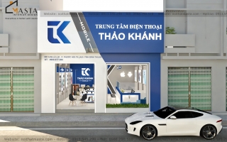Thiết kế tiệm shop điện thoại Thảo Khánh